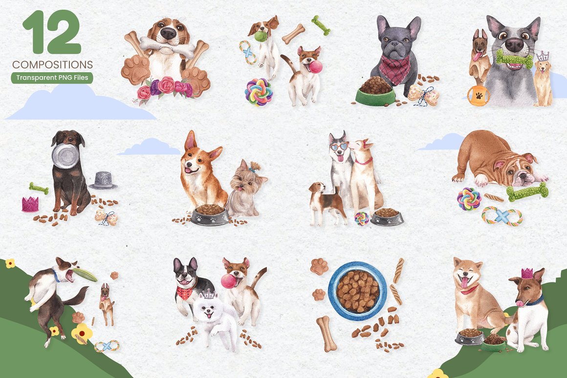 Dog theme for your product.