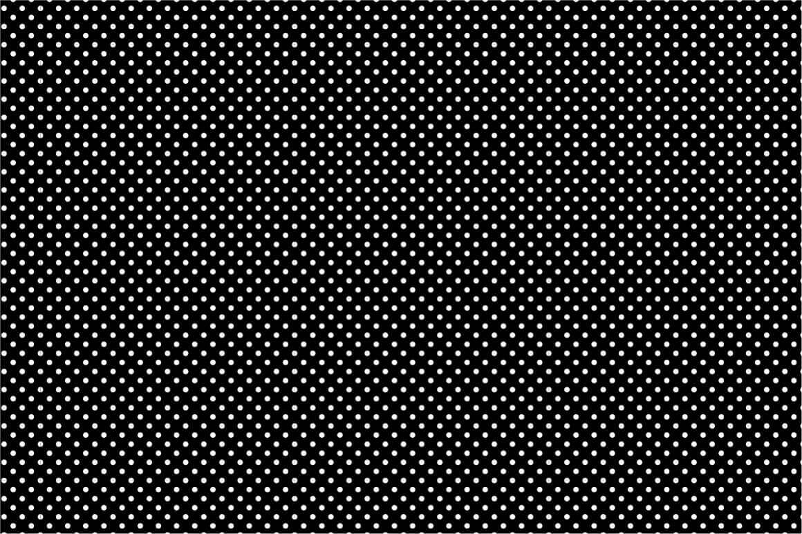 White dots on a black background.