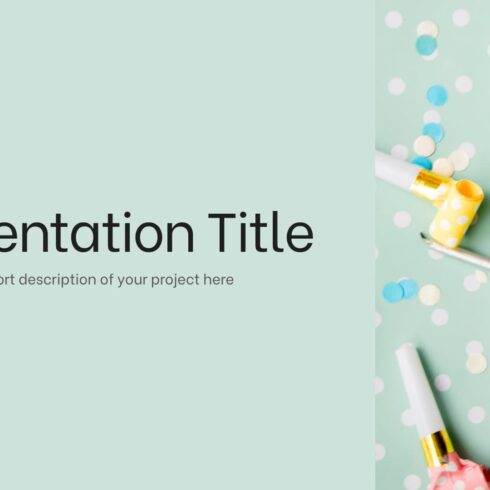 Lovely Baby Shower Powerpoint Template Free | Master Bundles