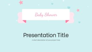 Nice Baby Shower Powerpoint Template Free – MasterBundles