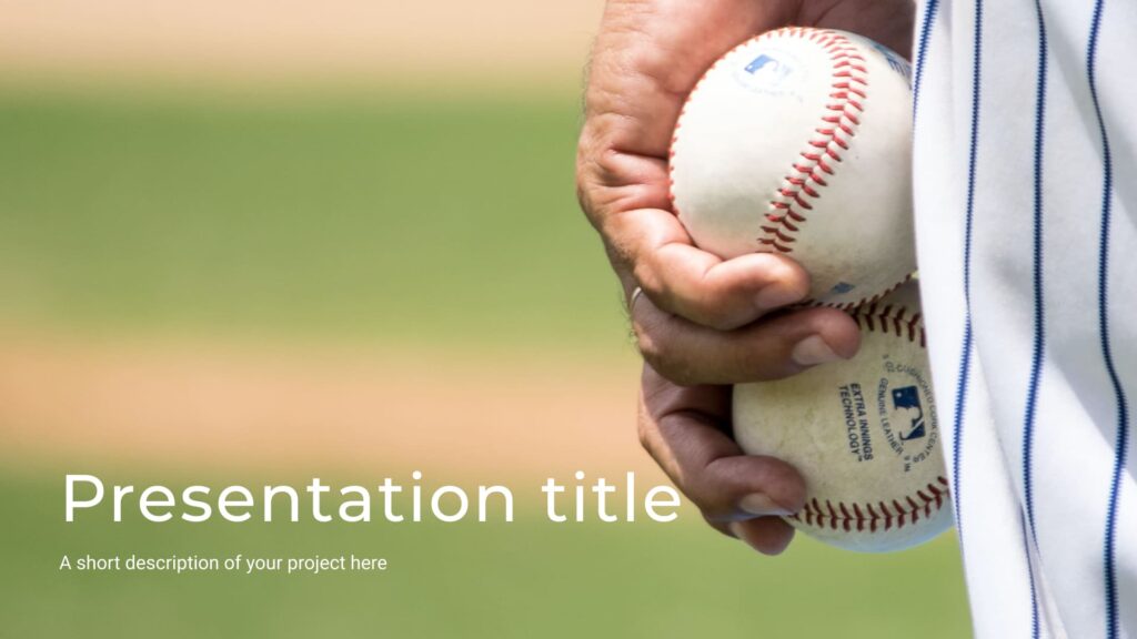 powerpoint presentation template baseball