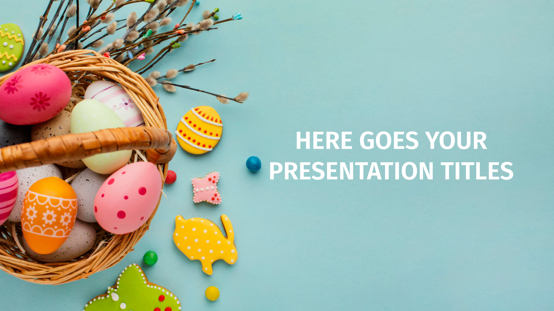 Free Easter Green Powerpoint Template Master Bundles 