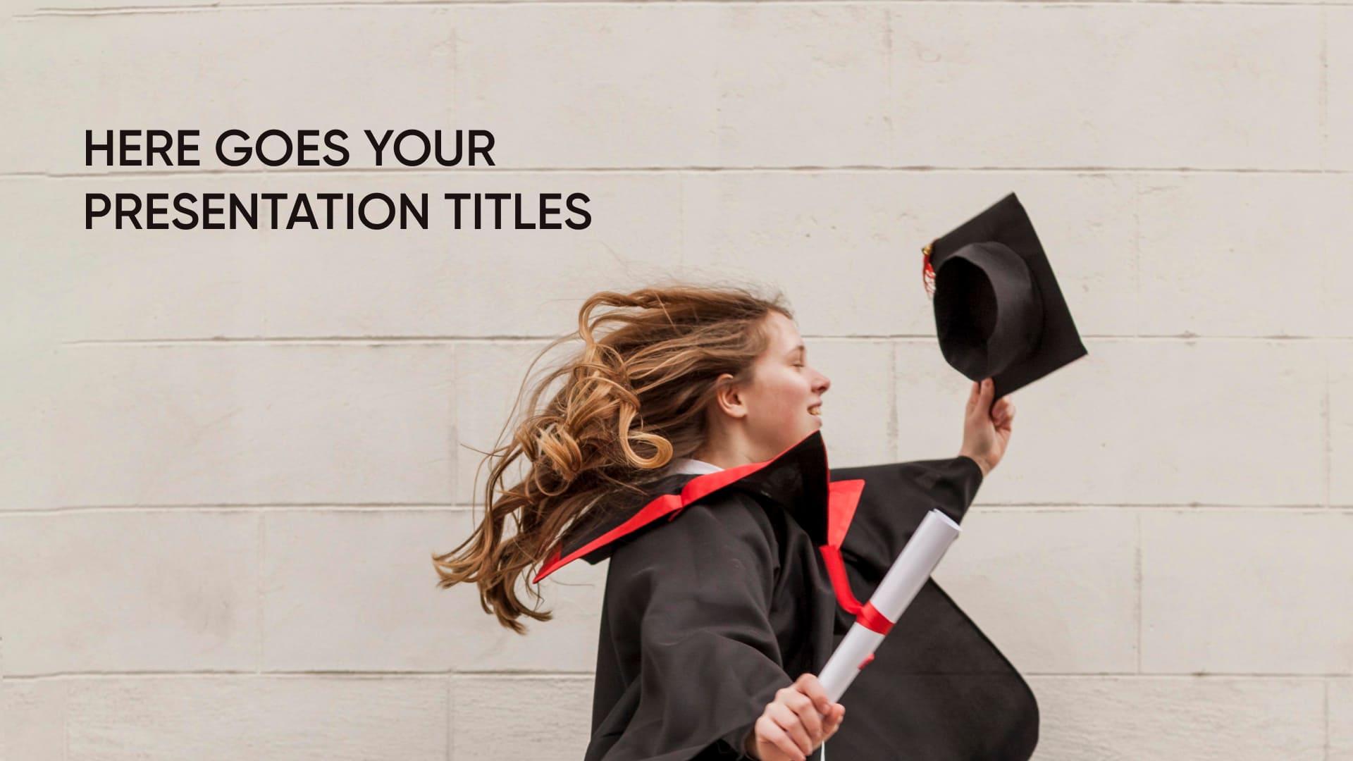 Parchment image of graduation gown.