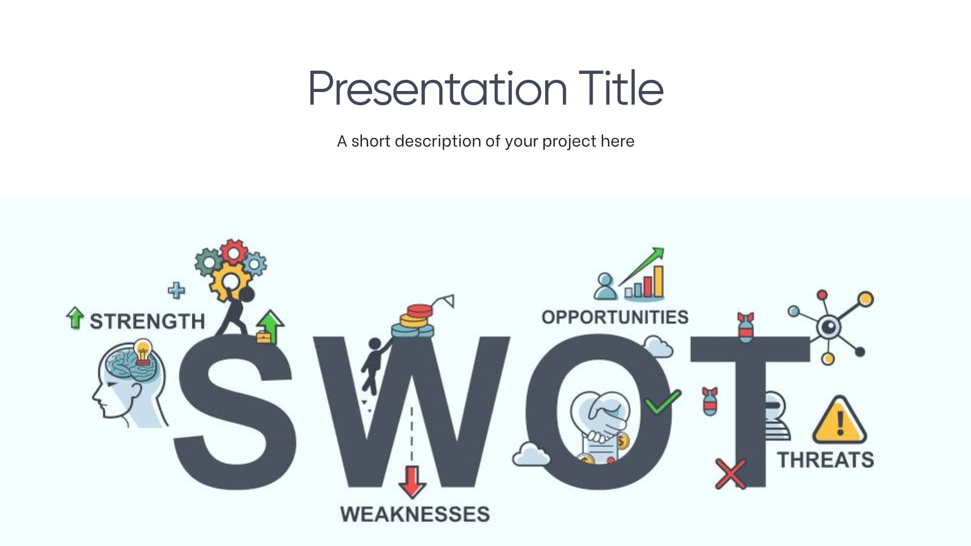 1 SWOT Analysis Template Powerpoint Free.