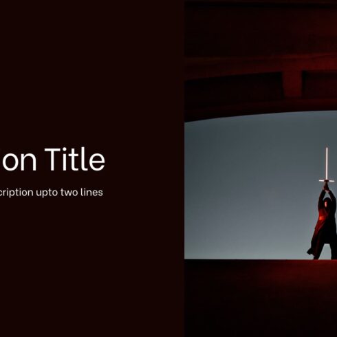 Dark Star Wars Powerpoint Template Free | Master Bundles