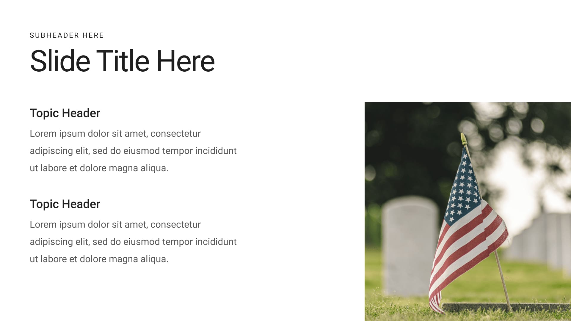 2 Veterans Day Powerpoint Template Free.