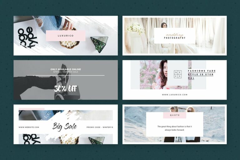 Modern Facebook Cover Pack - Canva – MasterBundles