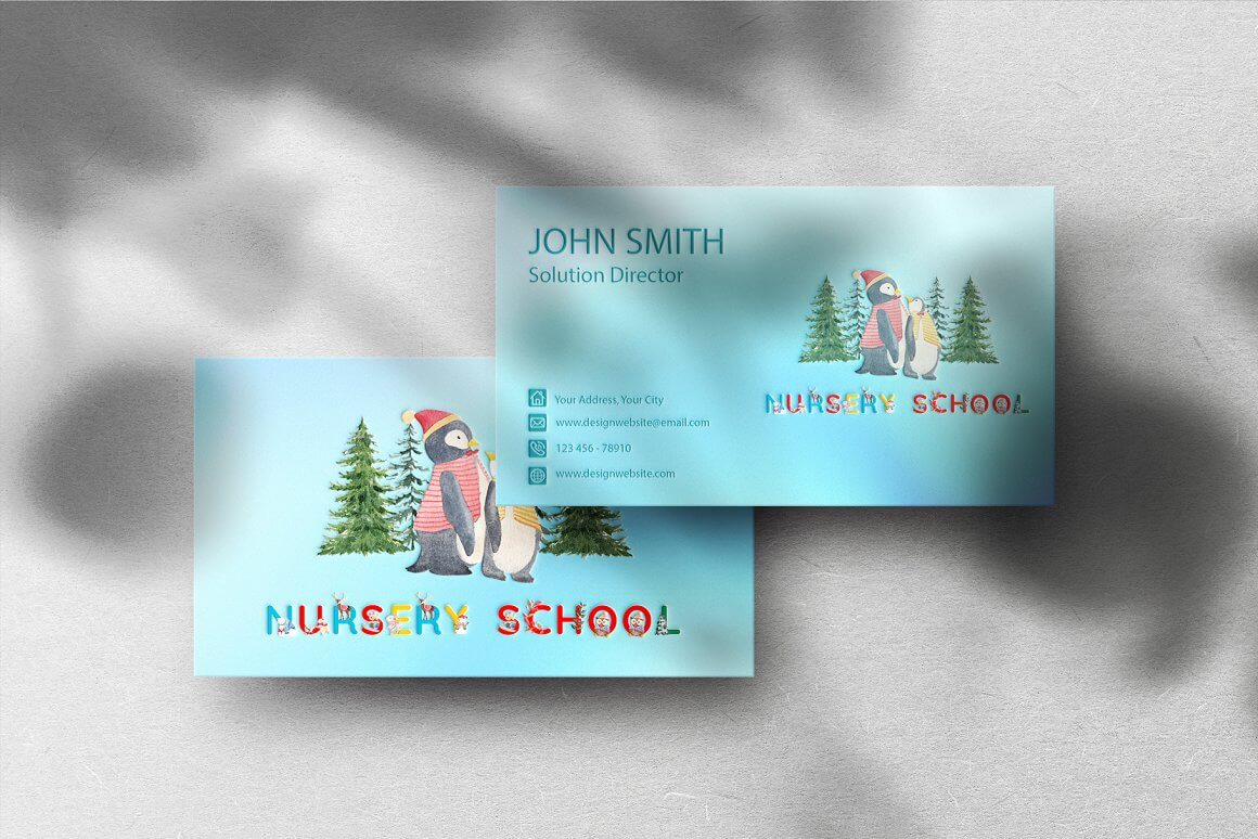 Two signed letters: Nursery School, John Smith Solution Director.