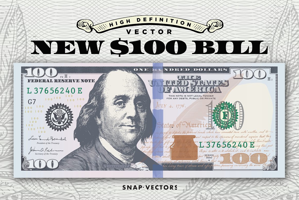2022 100 dollar bill back