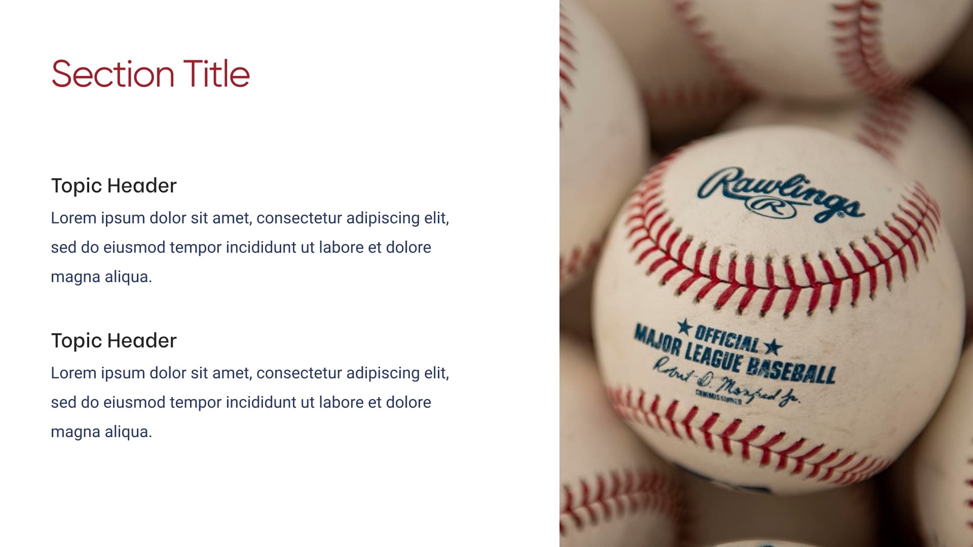 5 Free Baseball Powerpoint Template.