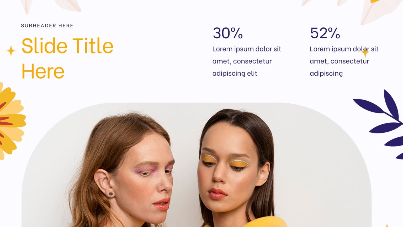 Free Yellow Spring Powerpoint Template – MasterBundles