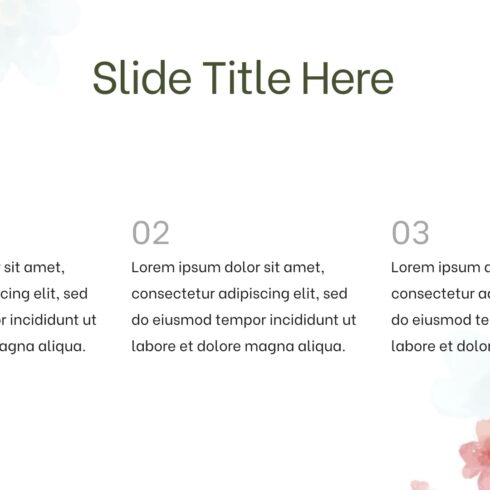 Pastel Spring Powerpoint Template Free | Master Bundles