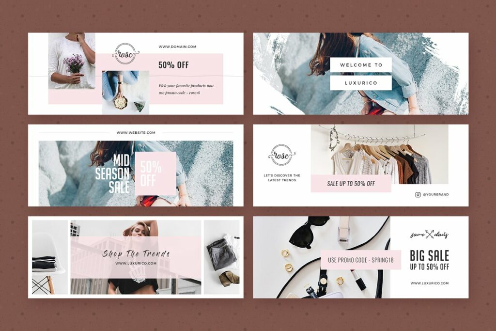 Modern Facebook Cover Pack - Canva – MasterBundles