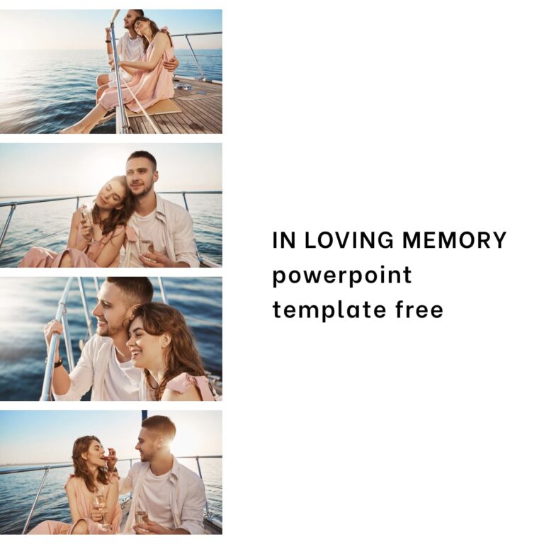 Minimal In Loving Memory Powerpoint Template Free Masterbundles