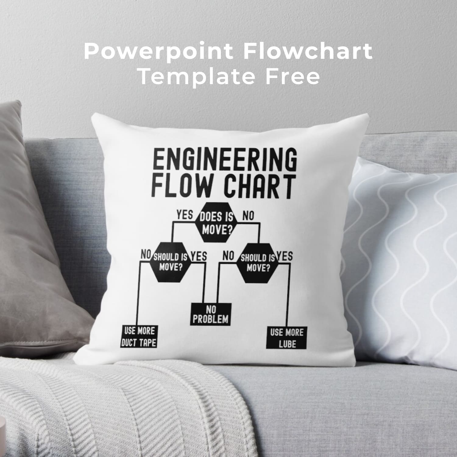 Minimal Powerpoint Flowchart Template Free MasterBundles