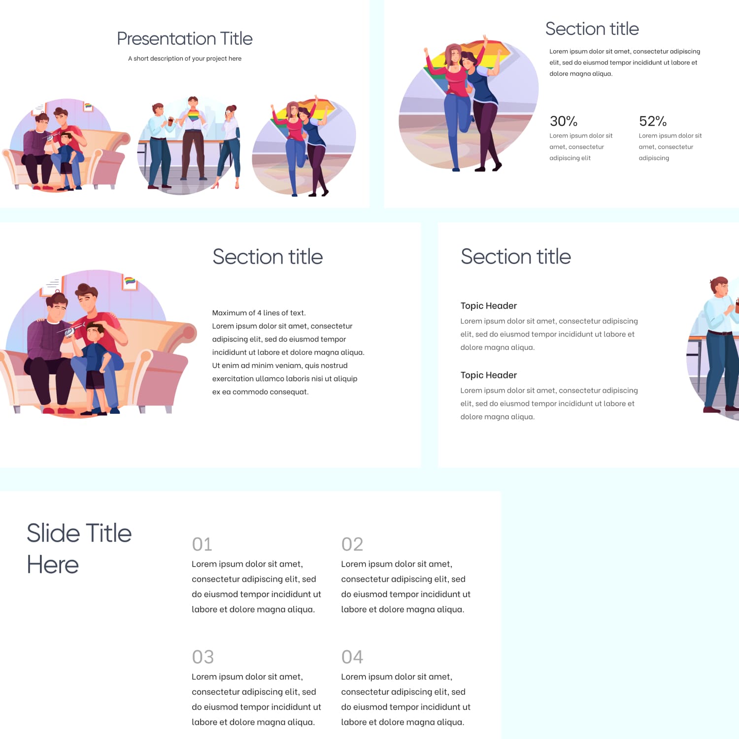 1500 2 Free LGBT Powerpoint Template.