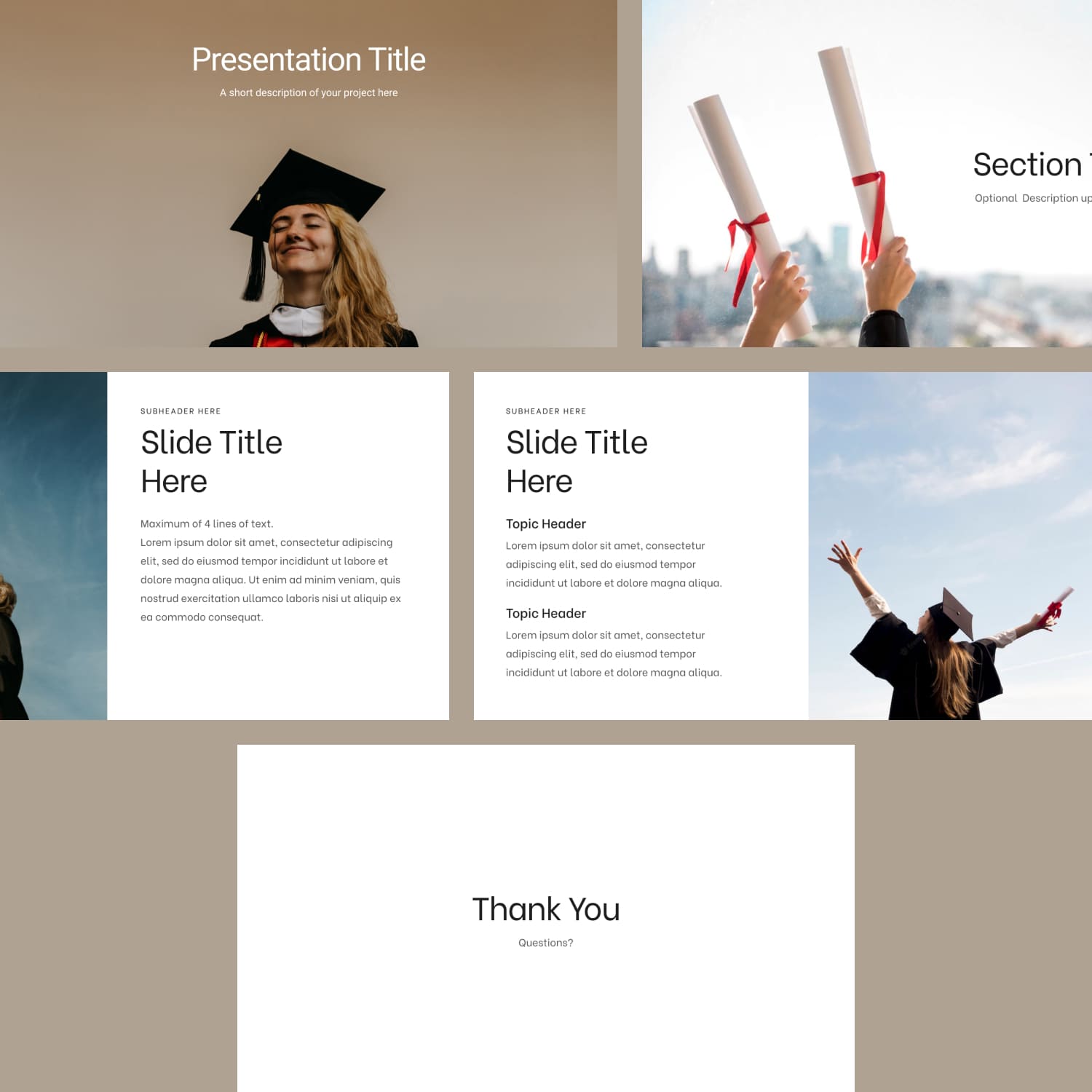 Preview Graduation Powerpoint Template Free.