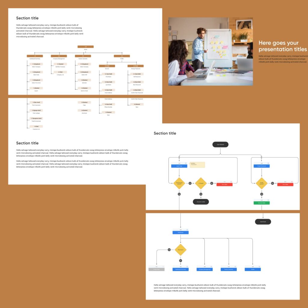 Free Clean Powerpoint Flowchart Template – MasterBundles