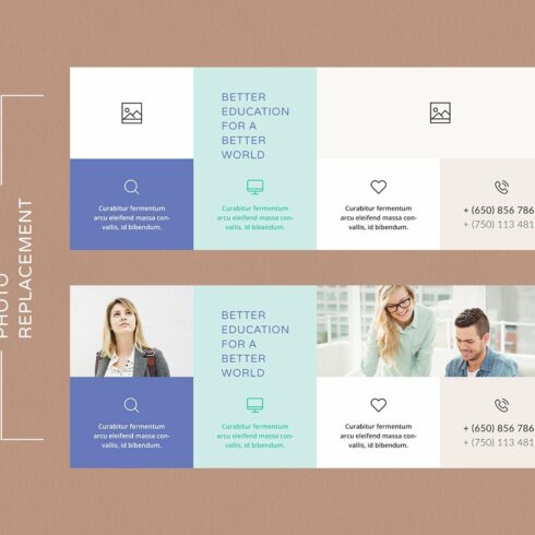 Modern Facebook Cover Pack - Canva | Master Bundles