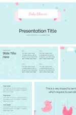 Nice Baby Shower Powerpoint Template Free – MasterBundles