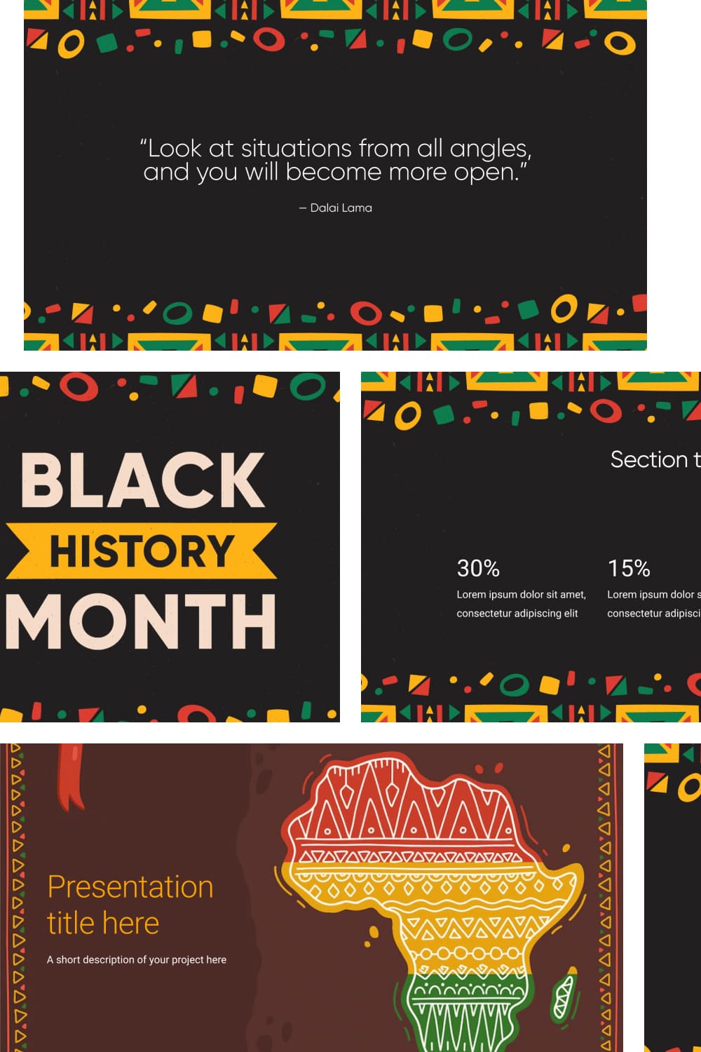 Pinterest of Black History Powerpoint Template Free.