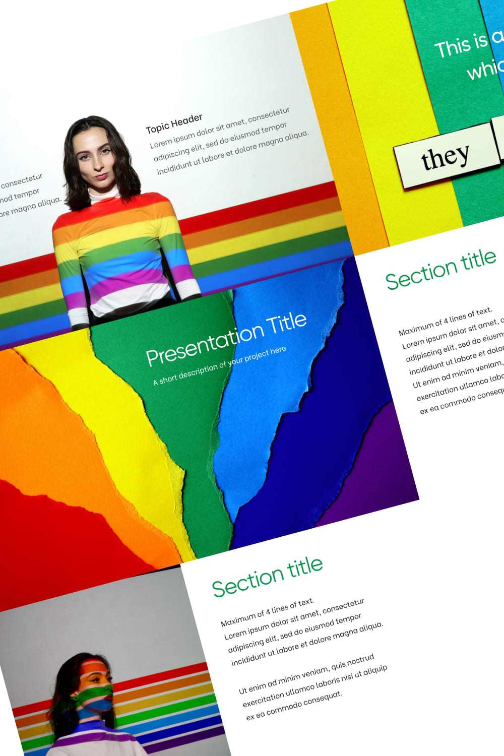 Pinterest Free LGBT Powerpoint Template.