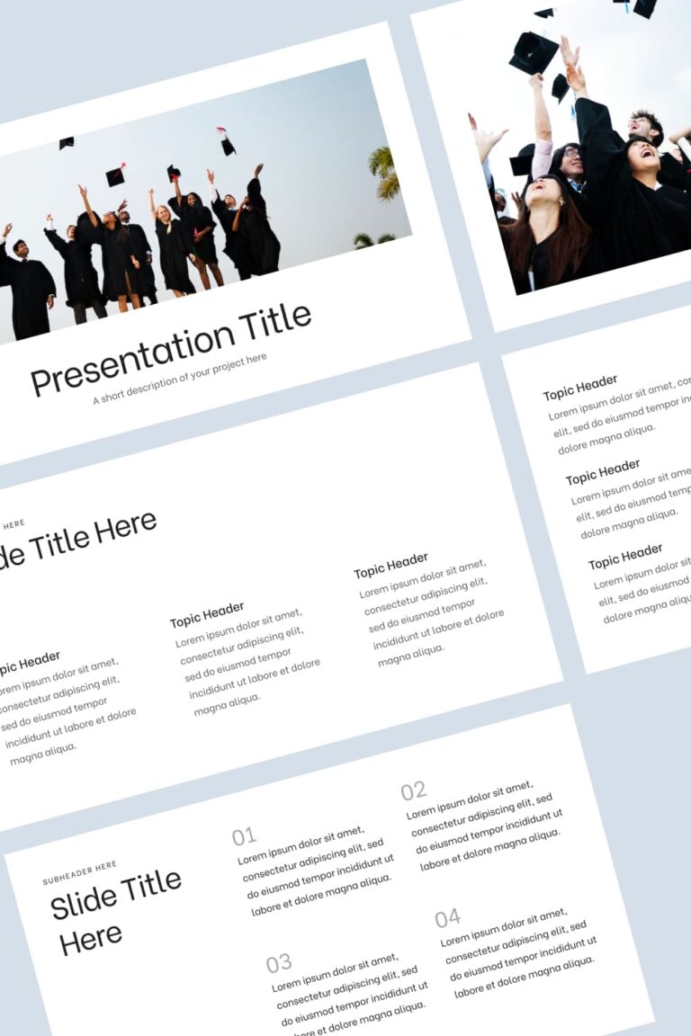 Free Graduation Presentation Template – MasterBundles