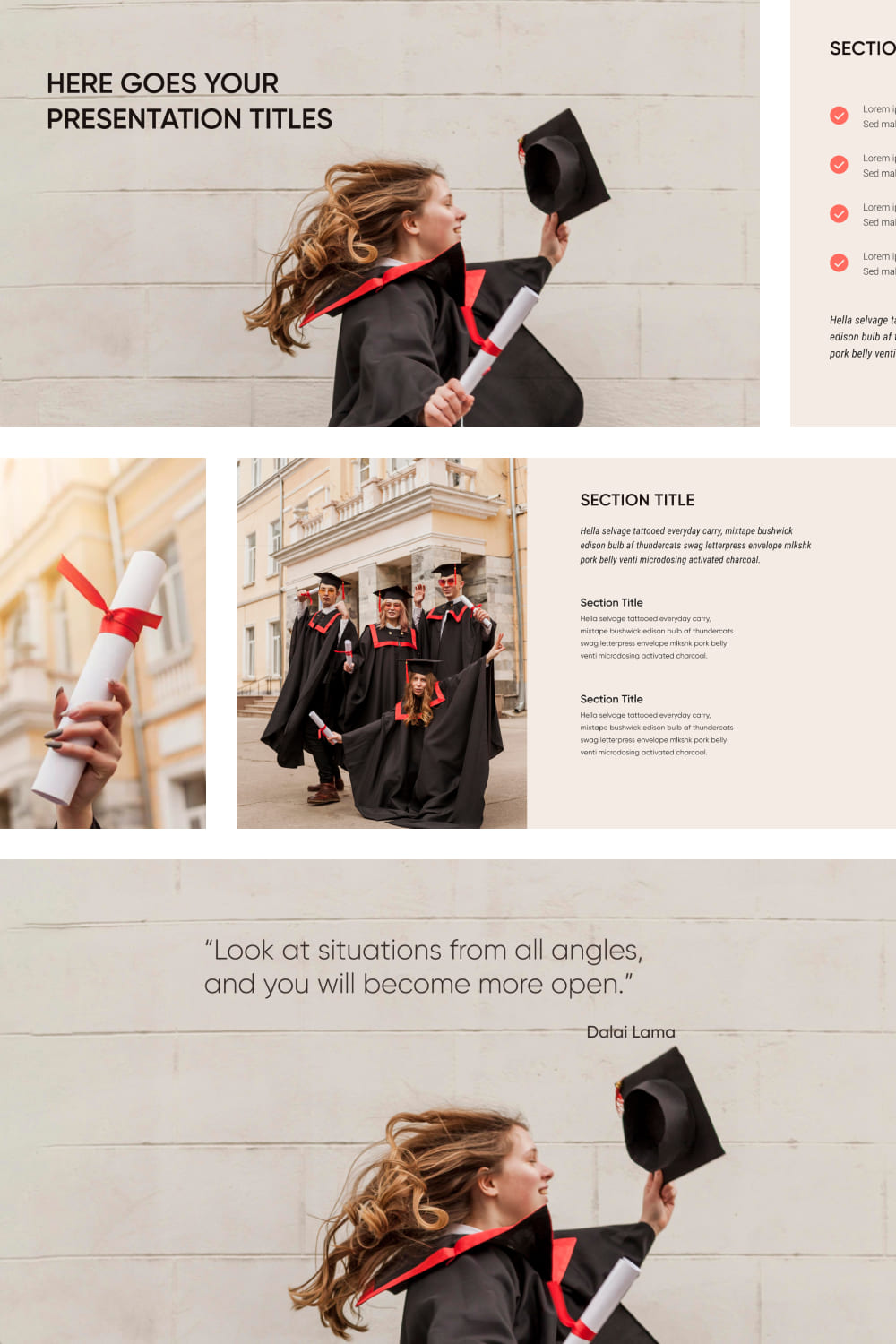 Pinterest of Graduation Powerpoint Template Free.