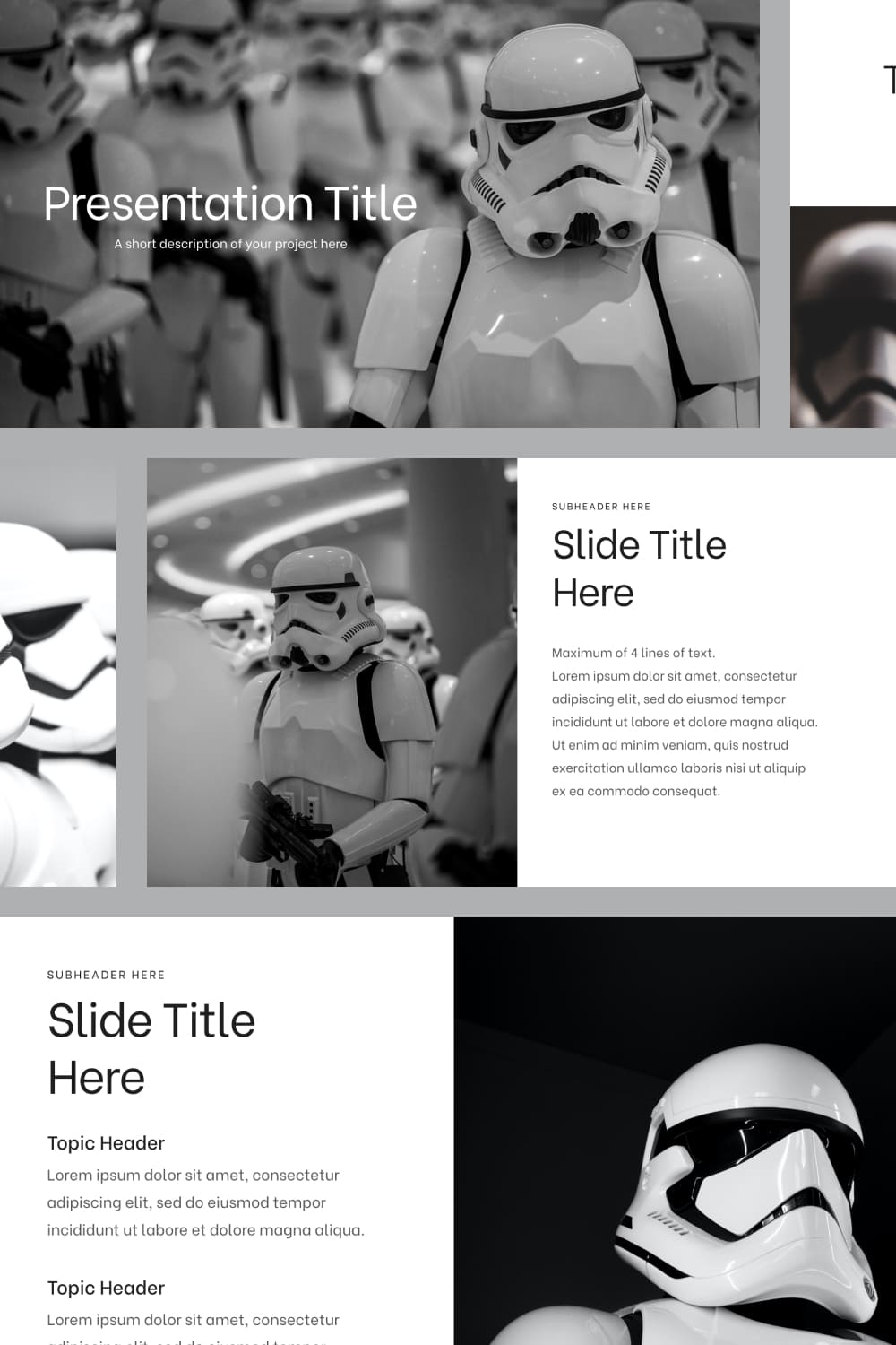 Pinterest of Star Wars Powerpoint Template Free.