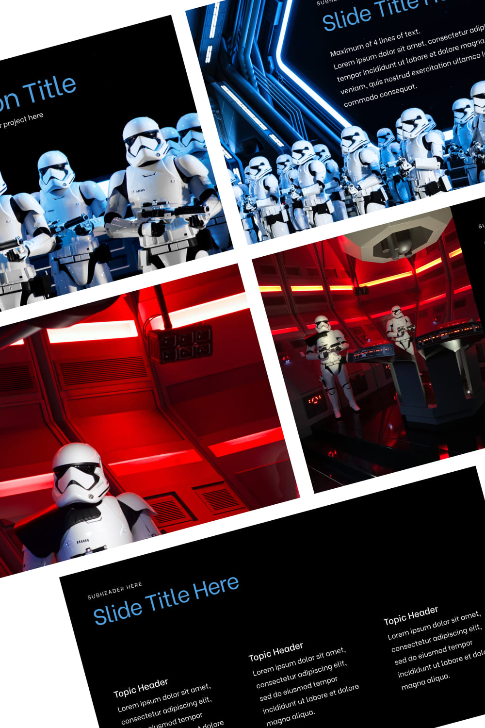 Pinterest of Star Wars Powerpoint Template.
