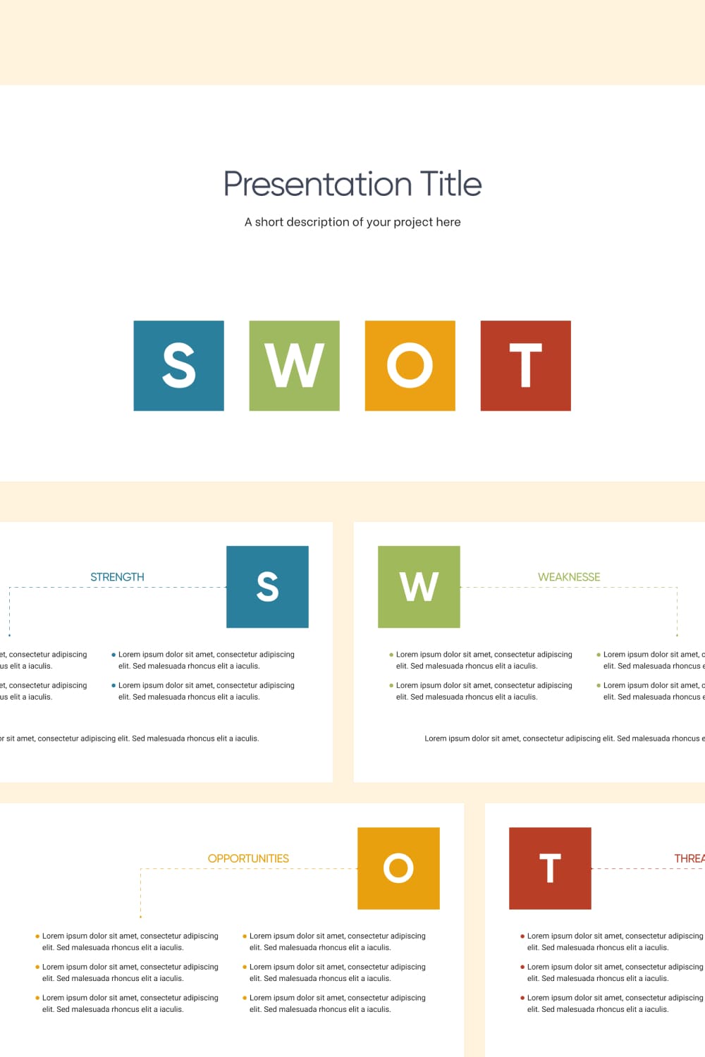 Pinterest of SWOT Analysis Template Powerpoint.