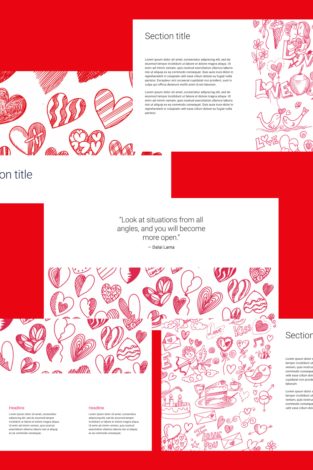 Pinterest of Valentines Day Powerpoint Template Free.
