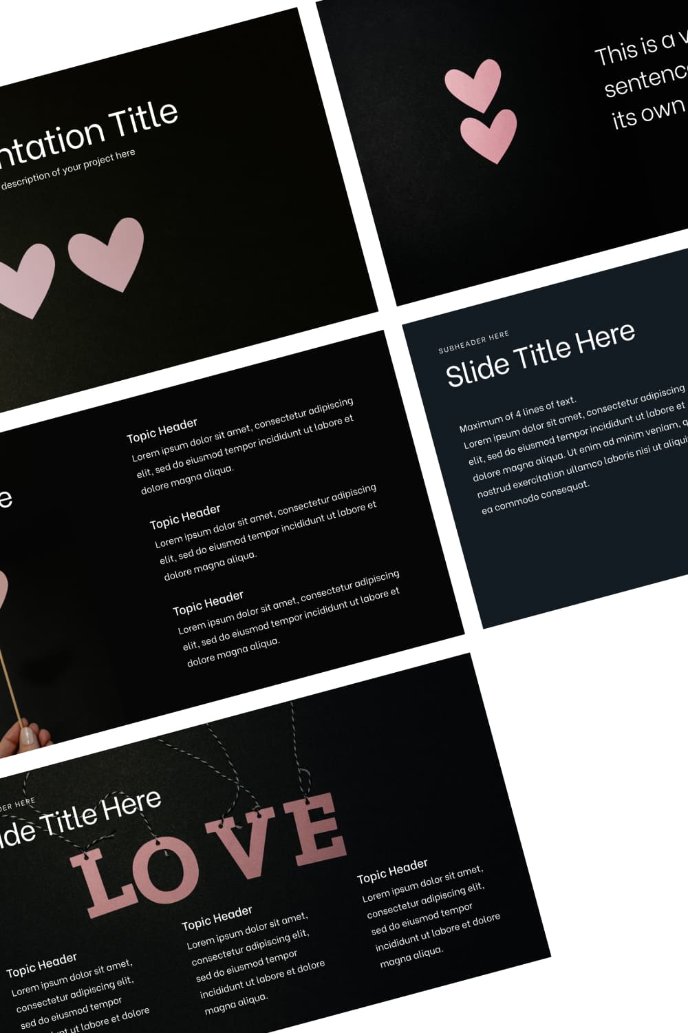 Pinterest of Valentines Day Powerpoint Template.