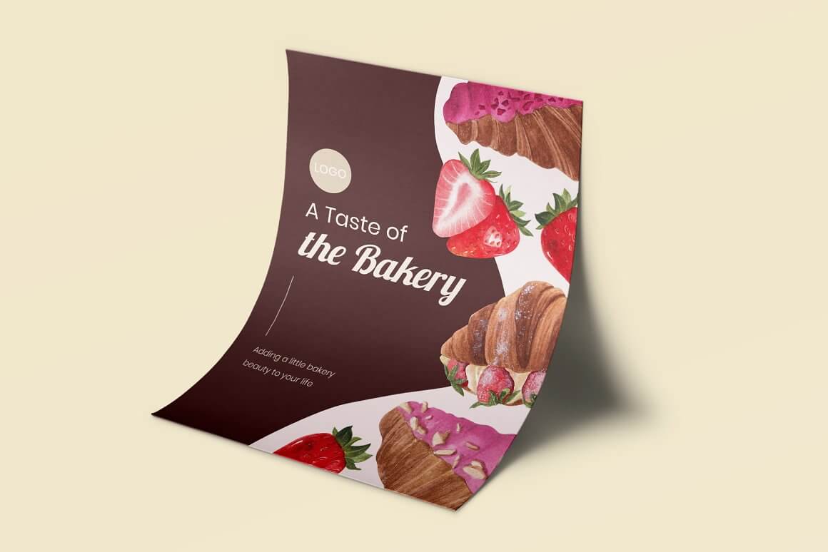 Logo a Taste of the Bakery, Adding a little bakery beauty to your life.