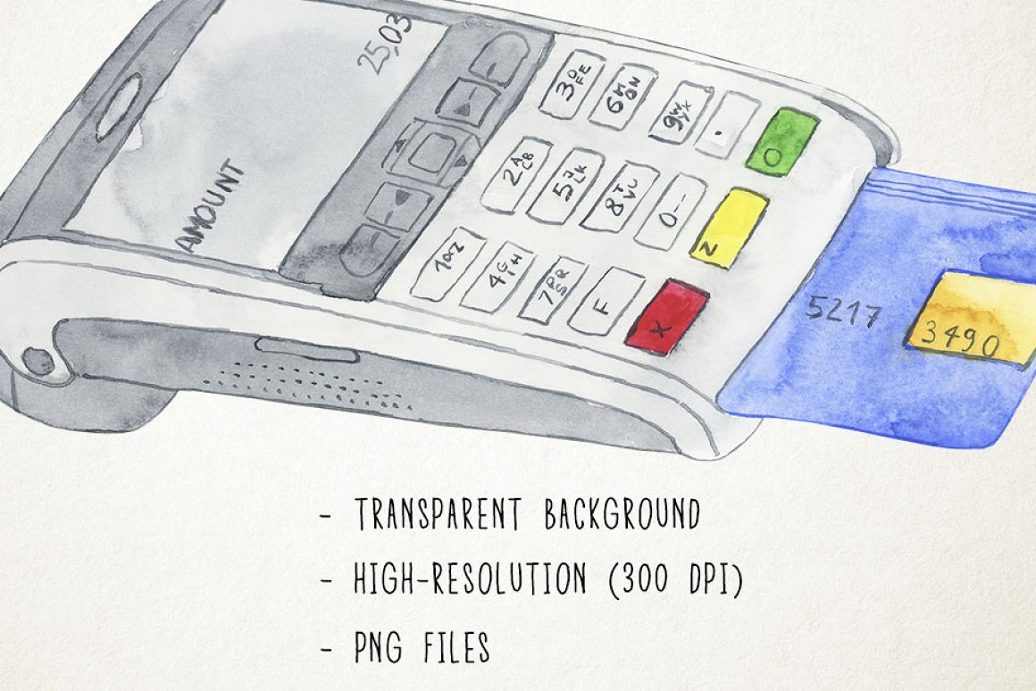 Picture of a card terminal.