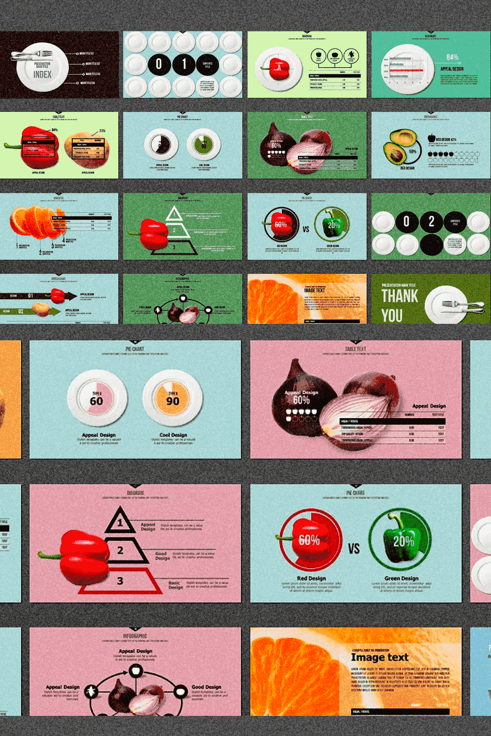About Food - Presentation Template - "Appeal Design".