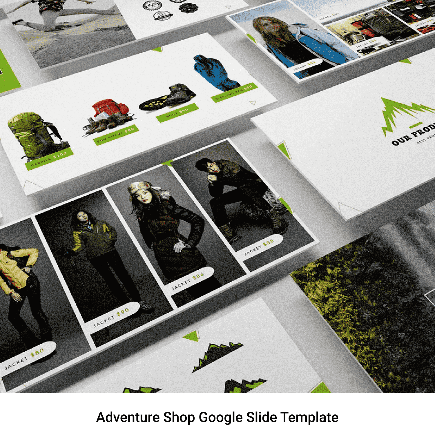 Adventure Shop - Google Slide Template Preview.