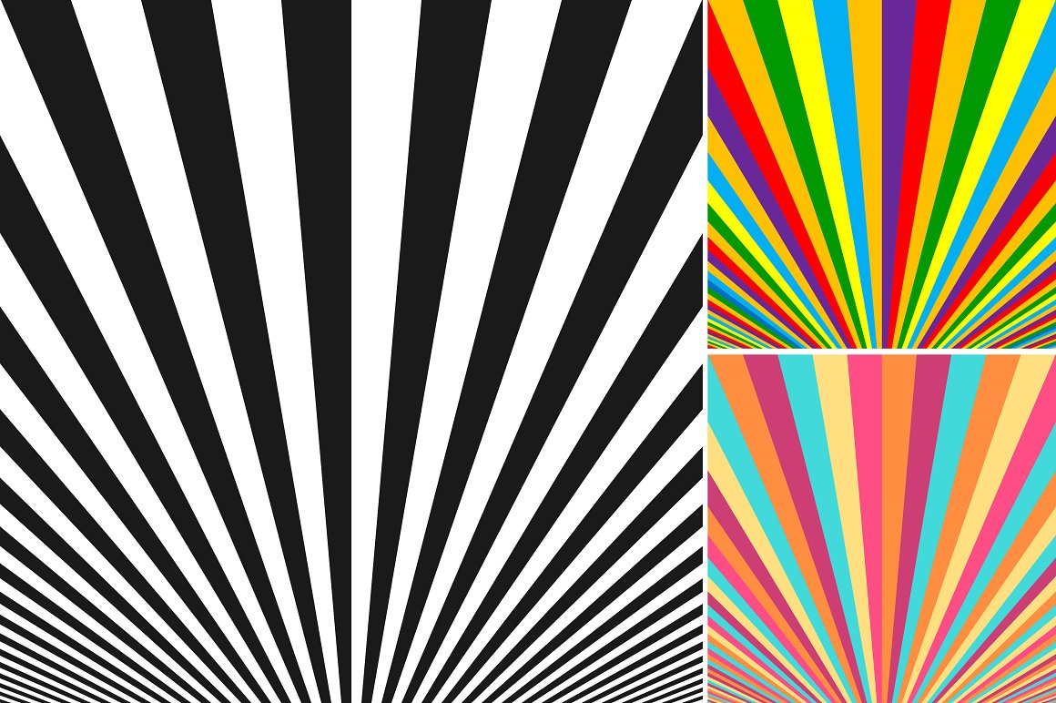Art striped posters.