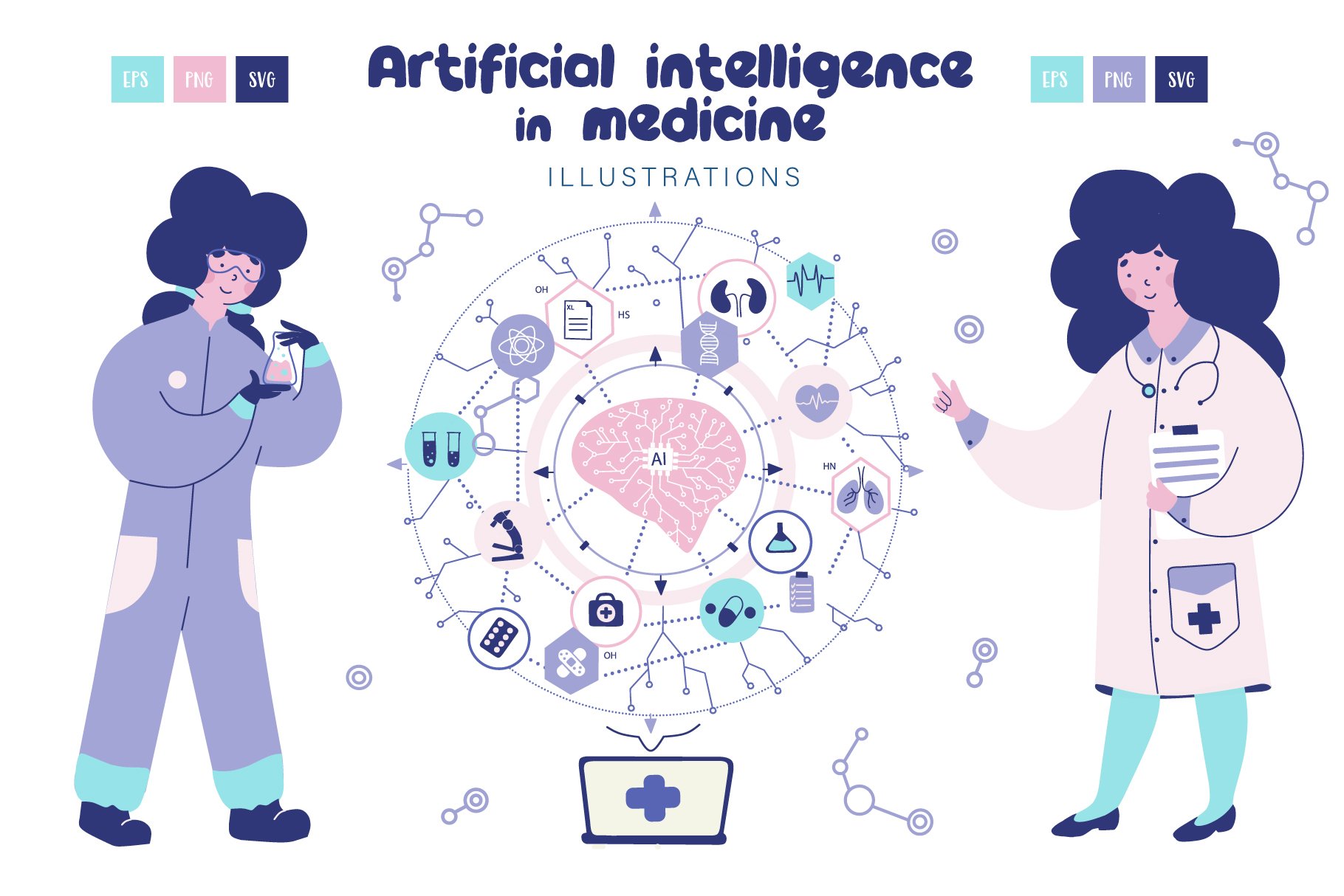 artificial intelligence in medicine cover image.