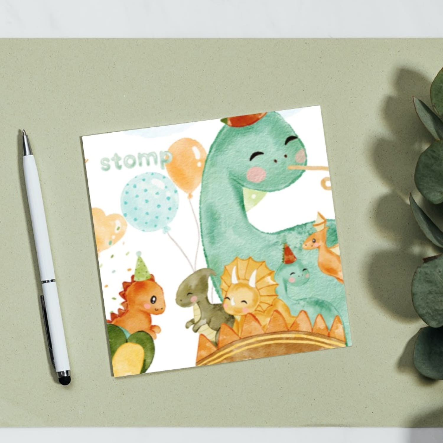 baby dinosaur watercolour clipart graphics collection.