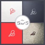 Bird B Logo Template cover image.