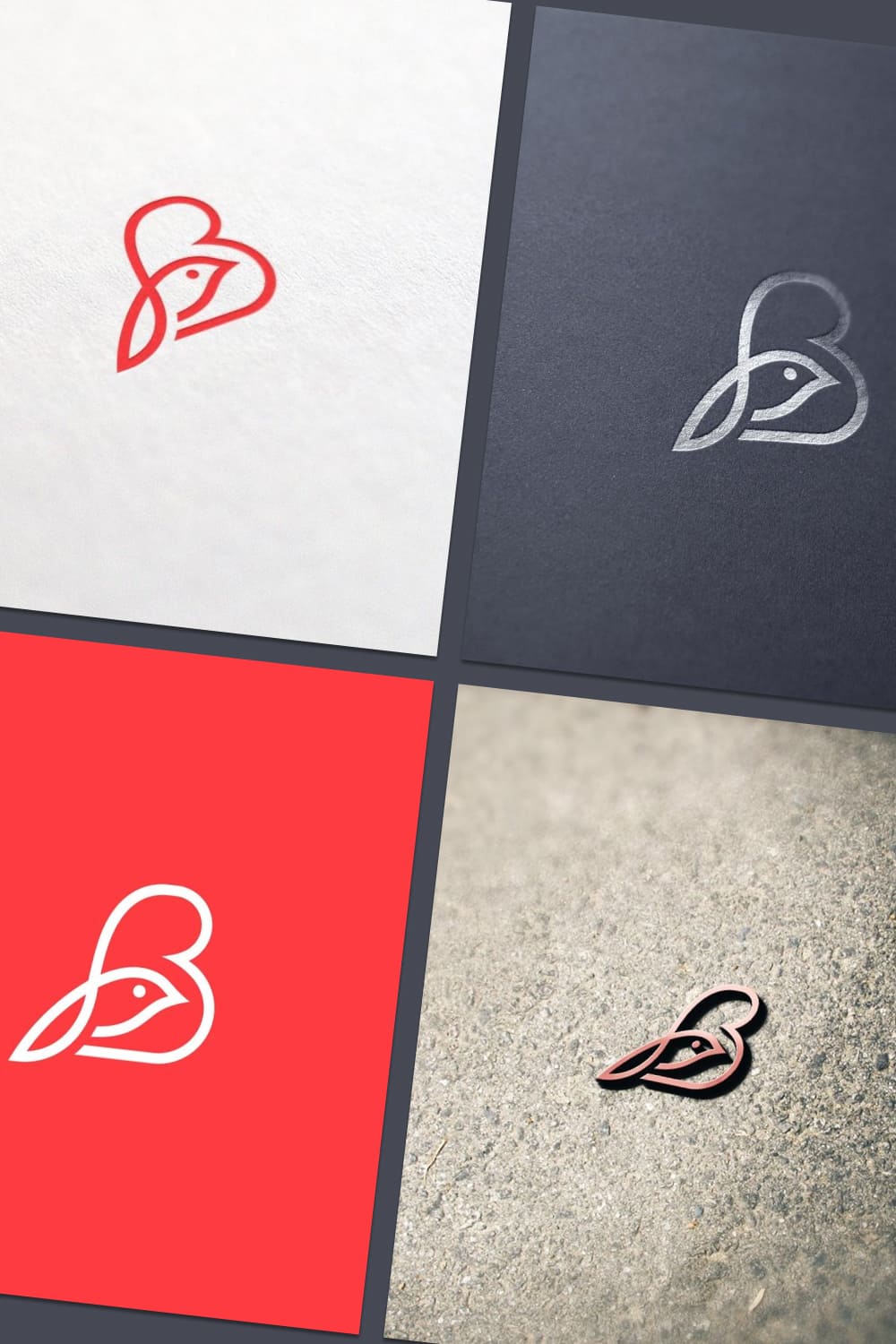 bird b logo awesome design.