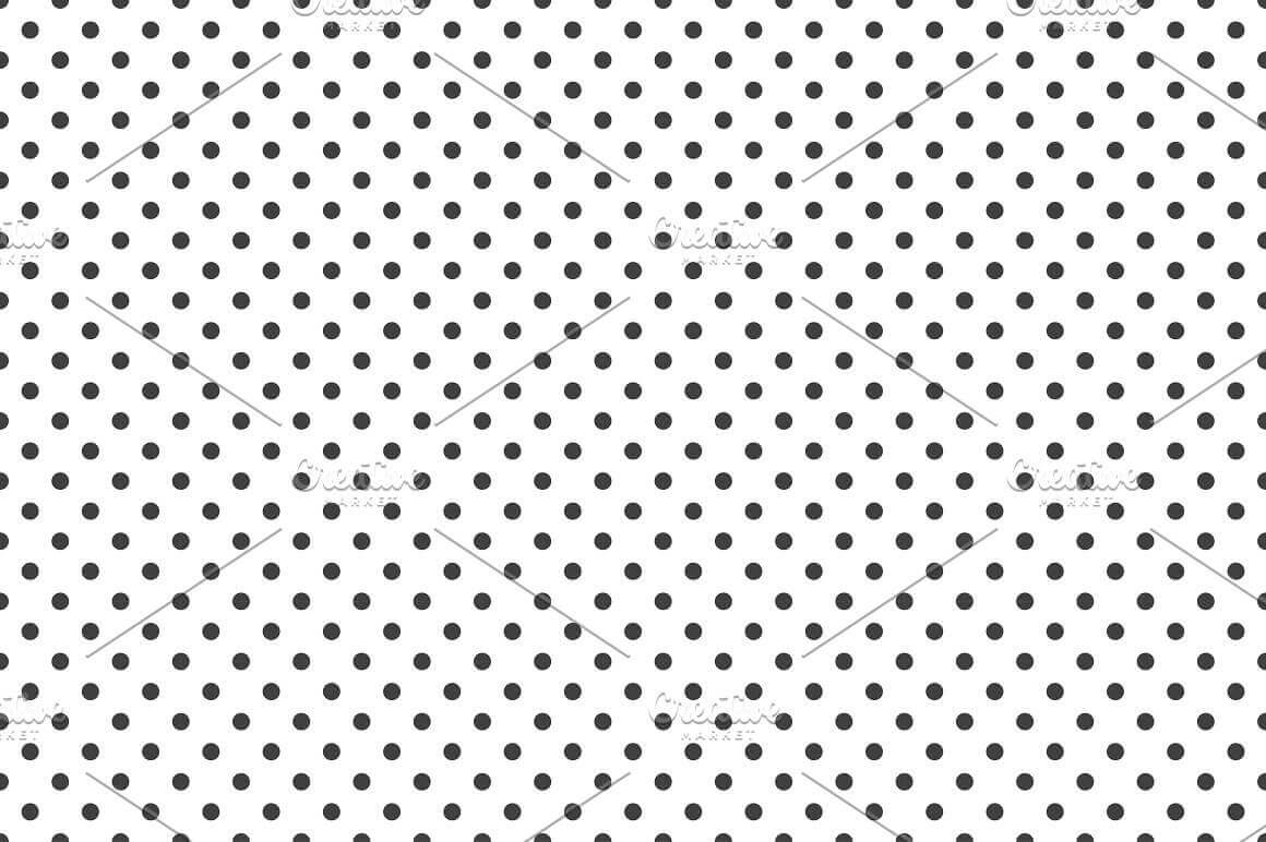 Black and white dotted pattern.