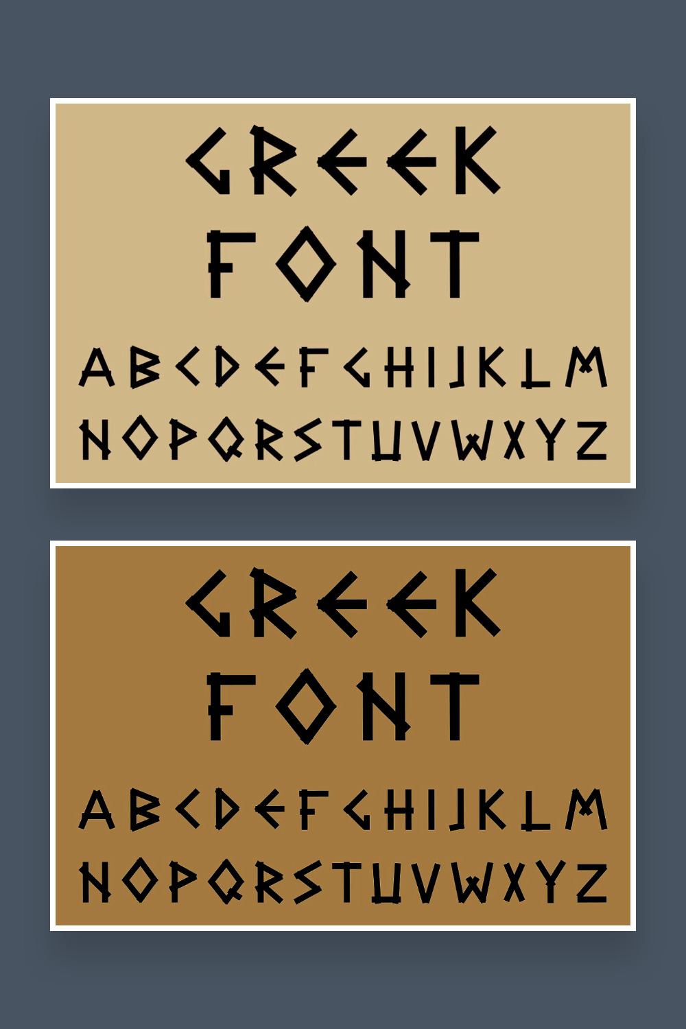 Black letters in ancient style pinterest.