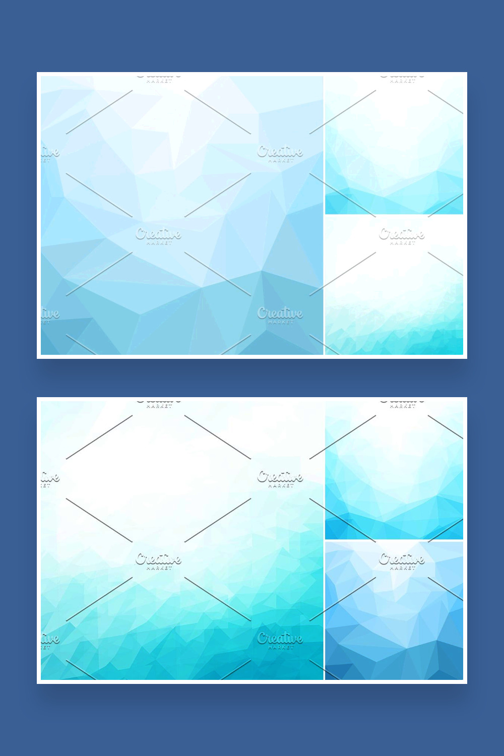 Blue abstract geometric backgrounds pinterest.