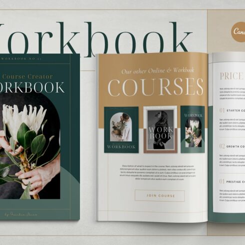 Business Workbook Canva & Indd | Master Bundles