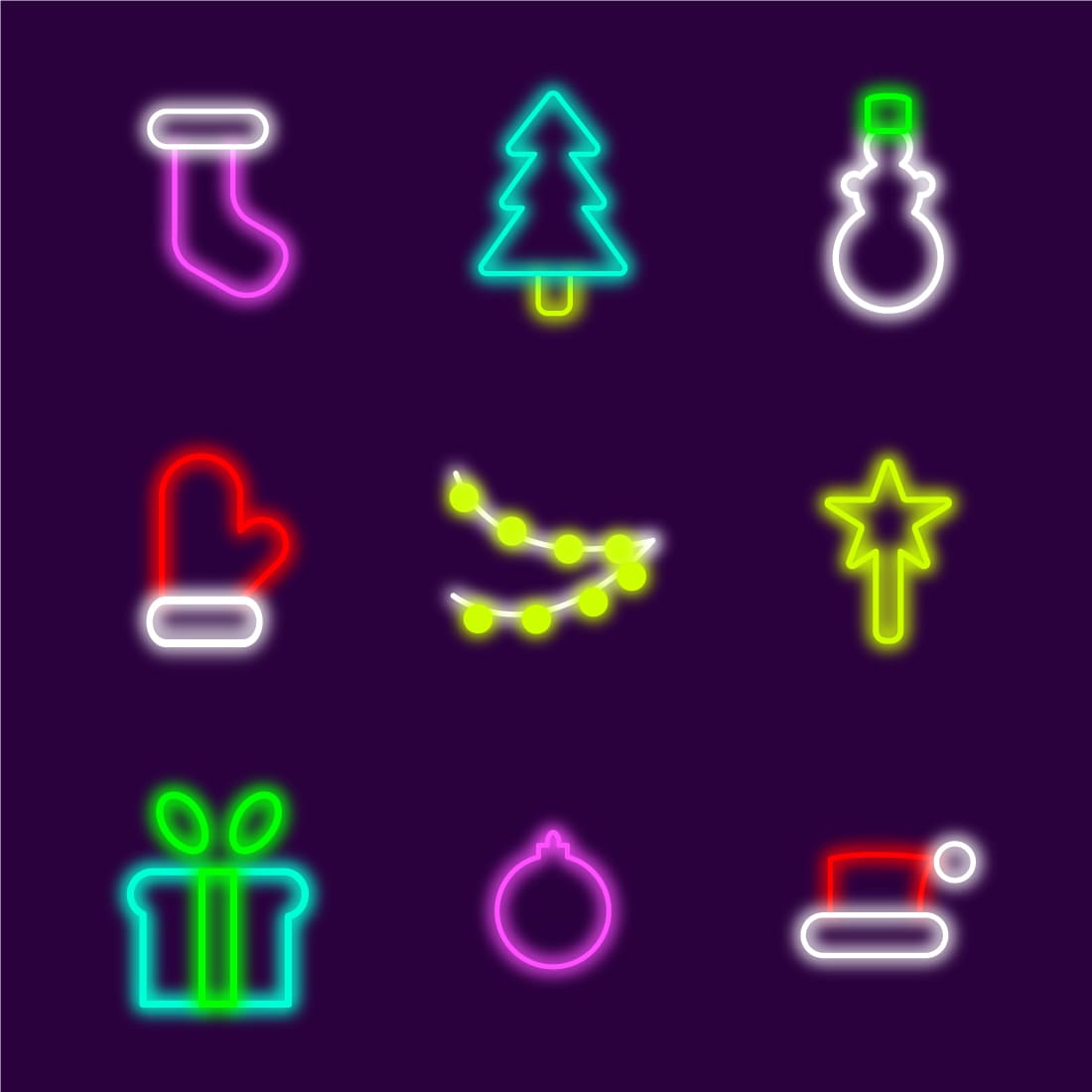 Christmas App Icons Free 02.