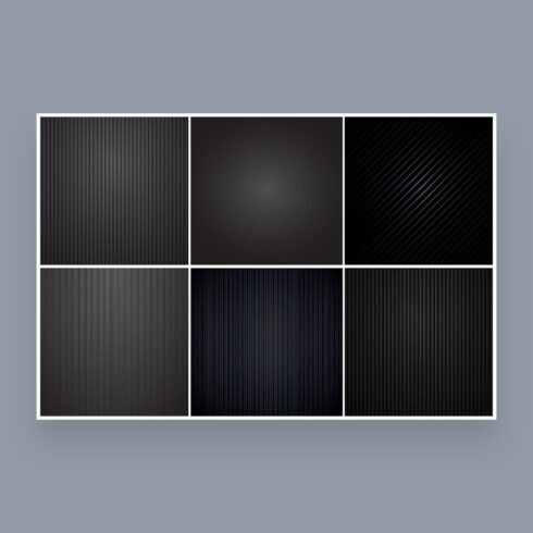 Collection of dark seamless patterns.