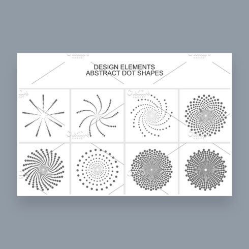 Abstract Dots Shapes Collection – MasterBundles