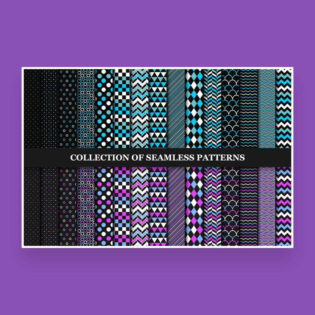 Collection Of Seamless Patterns – MasterBundles